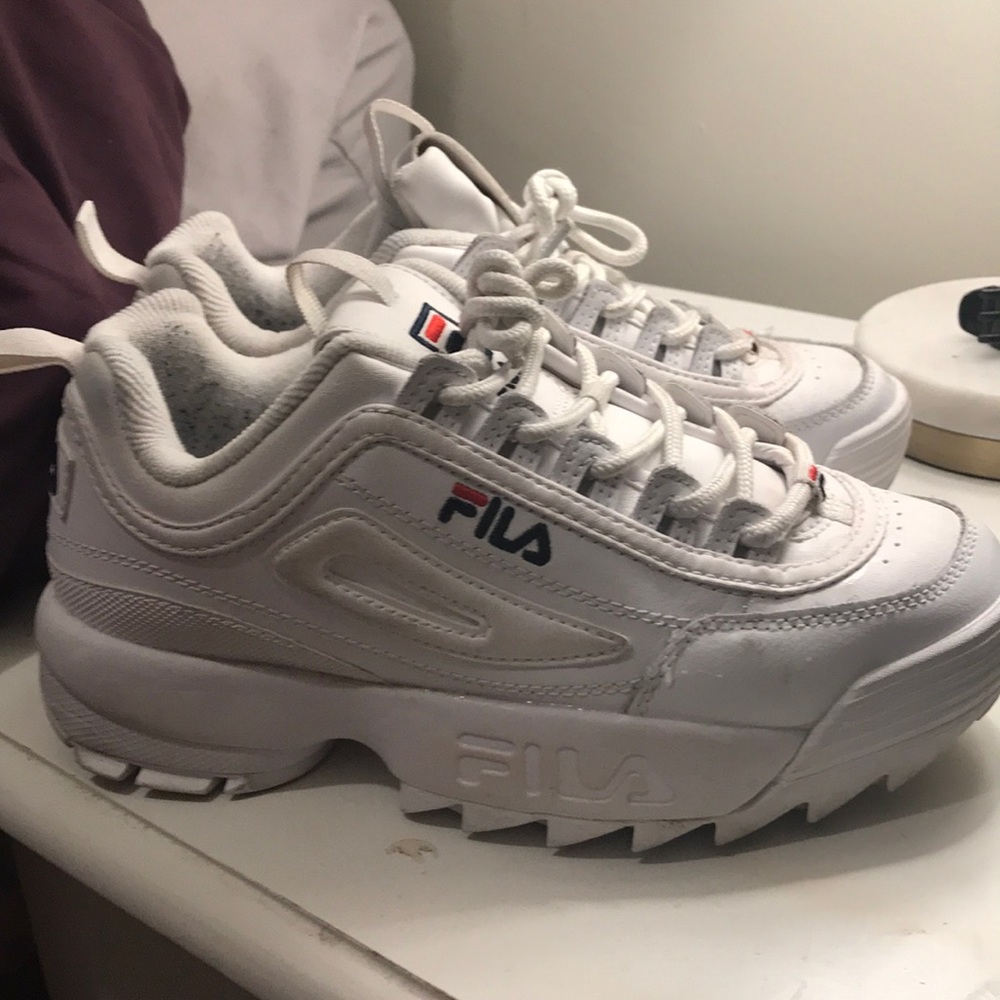 fila destroyers white